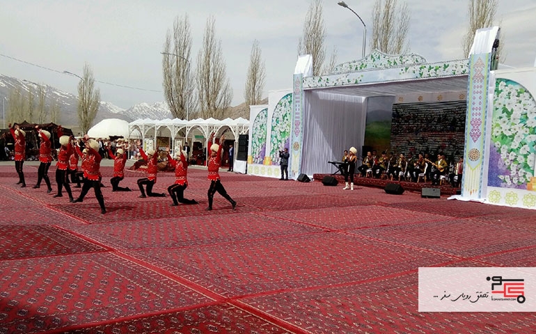 برگزاری جشن بین‌المللی نوروزگاه در مرز ایران و ترکمنستان