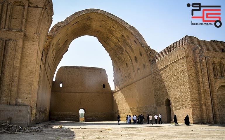 مرمت طاق کسری به دستور وزیر فرهنگ و گردشگری عراق
